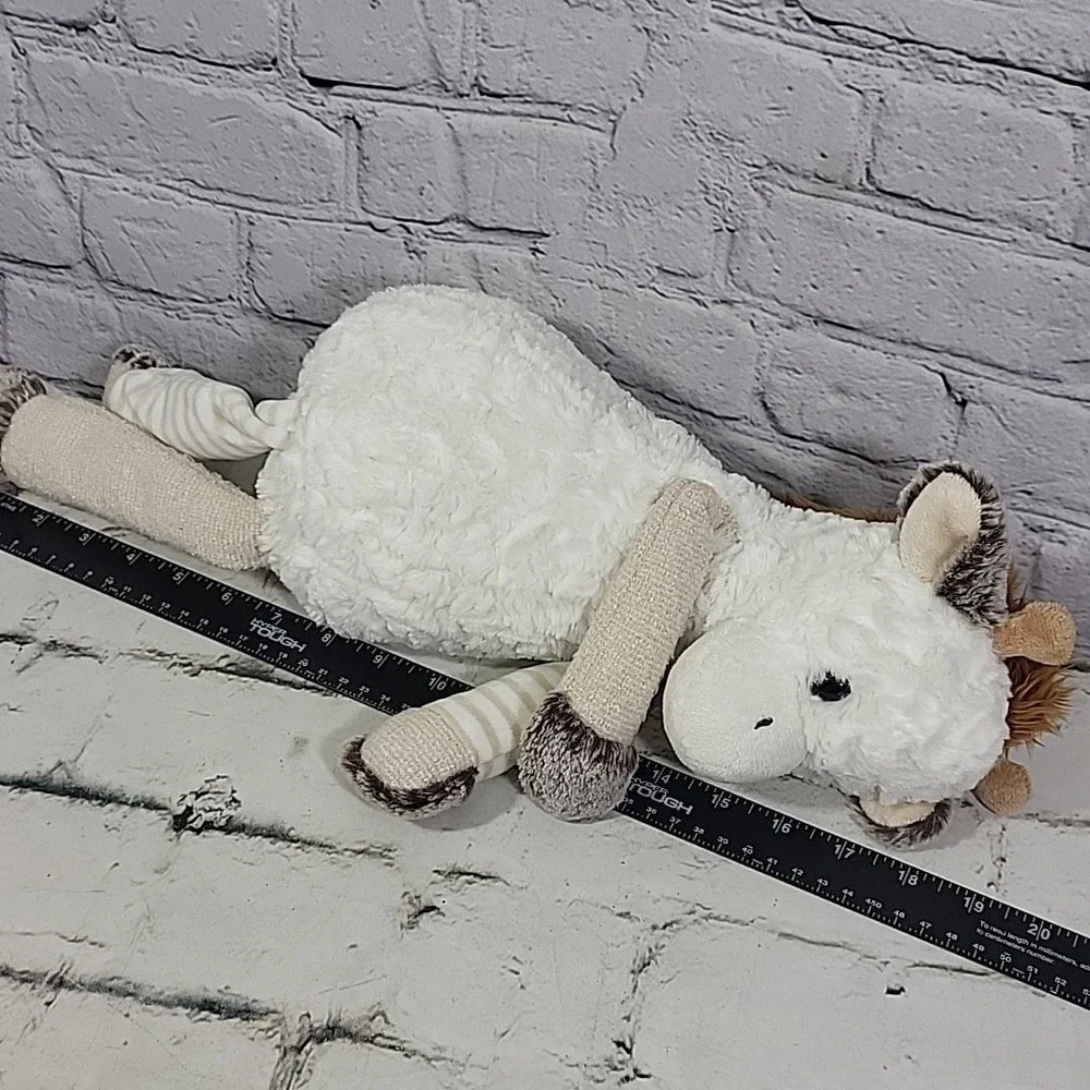 Aurora World Purely Luxe Giraffe Stuffed Animal Plush Toy White Brown Soft Lovey